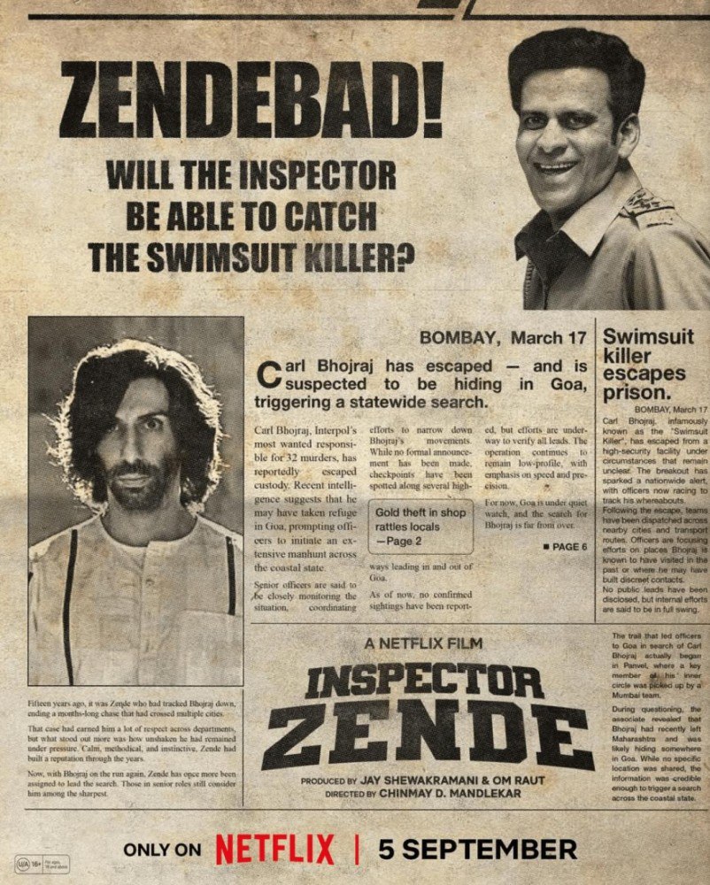 Inspector Zende (2025) – Bollywood Movie